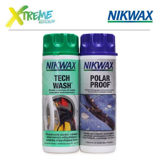 Nikwax TWIN PACK: TECH WASH / POLAR PROOF - 2 x 300ml