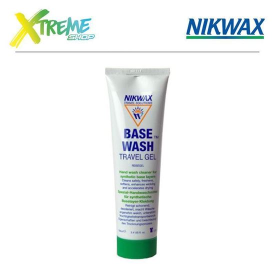  Żel do prania ręcznego ubrań z materiałów syntetycznych Nikwax BASE WASH TRAVEL GEL - 100ml