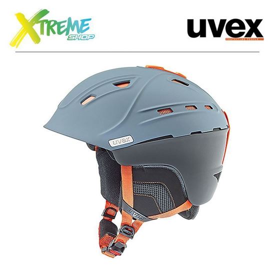 Kask Uvex P2us Grey-Orange