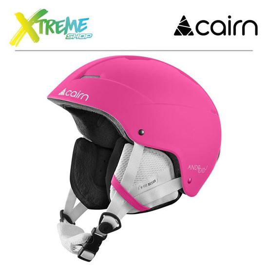 Kask Cairn ANDROID J Mat Fluo Fuchsia