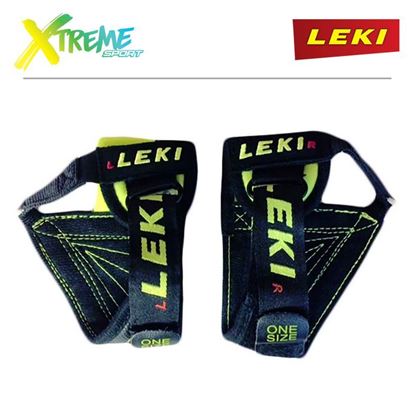 Paski do kijów narciarskich Leki Trigger S WORLDCUP STRAP Black/Neon
