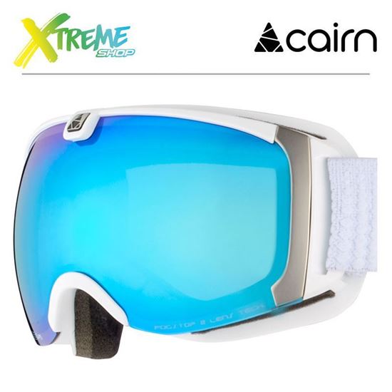 Gogle Cairn PEARL 8201 Mat White Ice Blue 1