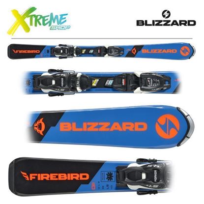 Narty Blizzard FIREBIRD JR 2023 (100-140) + Wiązania FDT JR 4.5