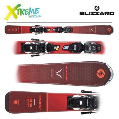 Narty Blizzard BRAHMA JR 2023 (070-090) + Wiązania FDT JR 4.5