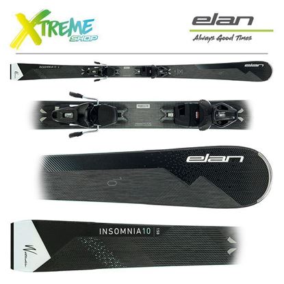 Narty Elan INSOMNIA 10 2026 Black + Wiązania ELW 9 2