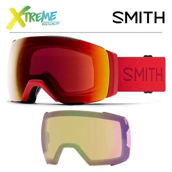 Gogle Smith I/O MAG XL Lava - ChromaPop Sun Red Mirror + ChromaPop Storm Yellow Flash