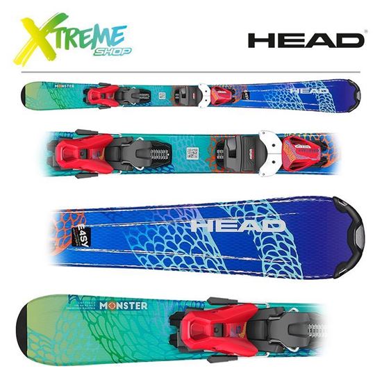 Narty Head MONSTER EASY JRS 2024 + Wiązania 3