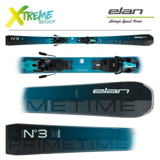 Narty Elan PRIMETIME N°3 W 2025 + EL 10.0