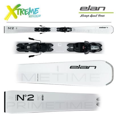 Narty Elan PRIMETIME N°2 W White 2025 + EL 9.0