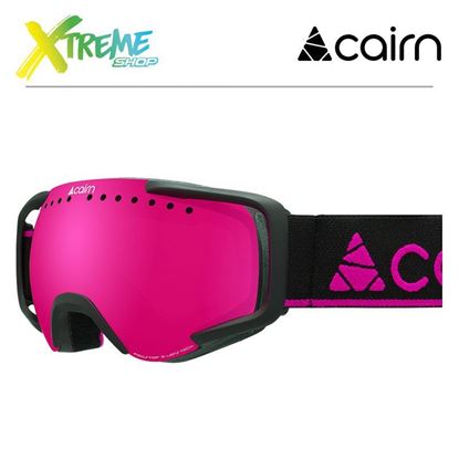 Gogle Cairn NEXT Mat Black Neon Pink