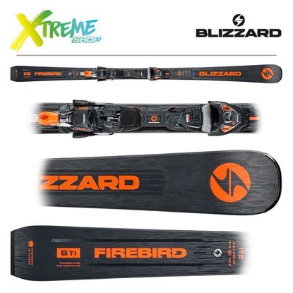 Narty Blizzard FIREBIRD S TI 2025 Anthracite/Black + Wiązania