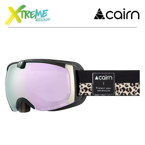 Gogle Cairn PEARL Mat Black Leopard