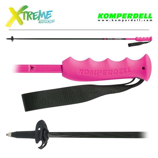 Kije narciarskie Komperdell VICTORY CARBON Bright Pink