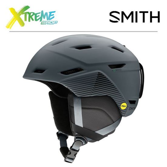 Kask Smith MISSION MIPS Matte Slate Stripes 1