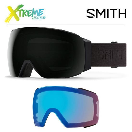 Gogle Smith I/O MAG Blackout - ChromaPop Sun Black + ChromaPop Storm Blue Sensor Mirror 