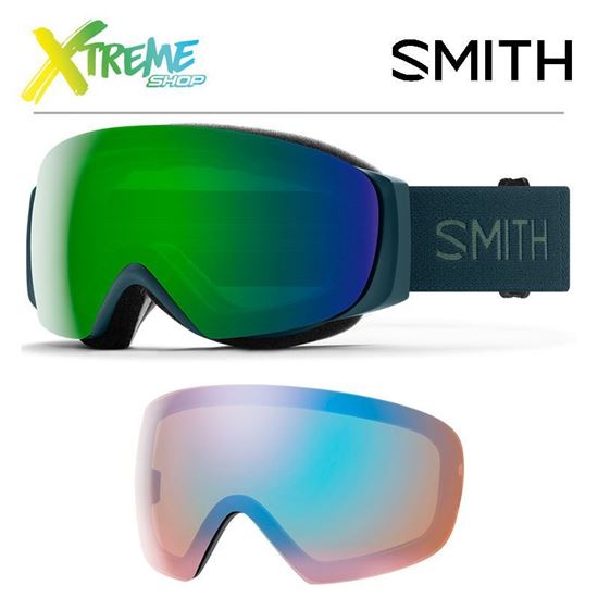 Gogle Smith I/O MAG S Pacific - ChromaPop Sun Green Mirror + ChromaPop Storm Blue Sensor Mirror