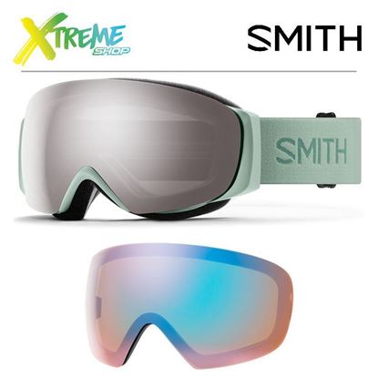 Gogle Smith I/O MAG S Alpine Ice - ChromaPop Sun Platinium Mirror + ChromaPop Storm Blue Sensor Mirror