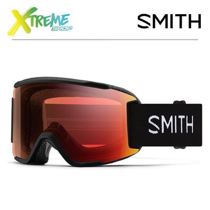 Gogle Smith SQUAD S Black - ChromaPop Pro Photochromic Red Mirror (S1-S3) M007642QJ994V
