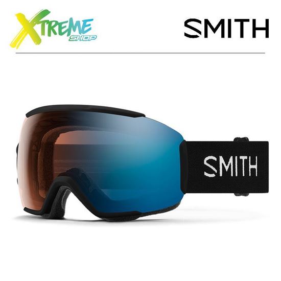 Gogle Smith SEQUENCE OTG Black - ChromaPop Pro Photochromic Blue Mirror