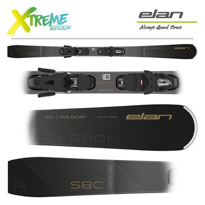 Narty Elan WILDCAT S8 C 2026 + Wiązania EL 9.0 GW